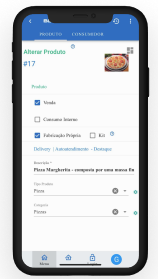 Versão mobile do estoque